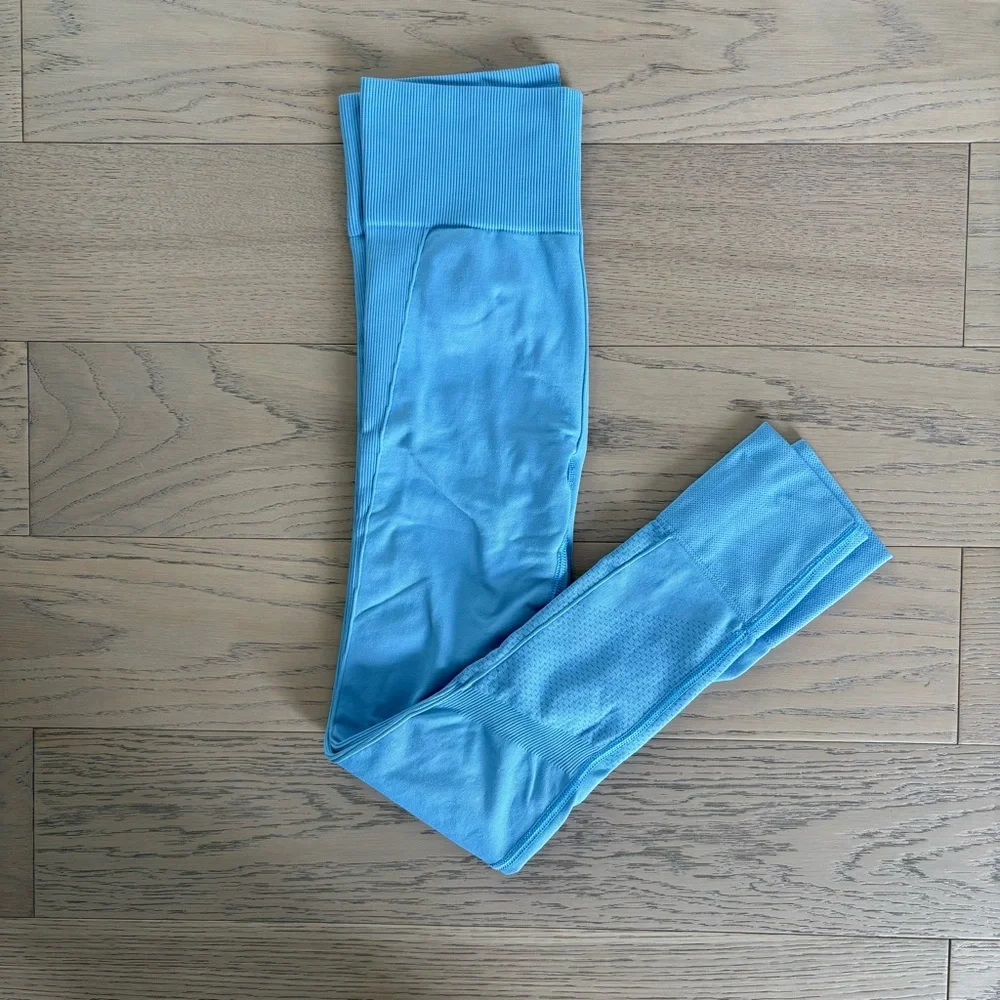 Halfdays Sophia Leggings Forget Me Not Blue Sports Yoga Gym Exercise Size - Picture 2 of 3